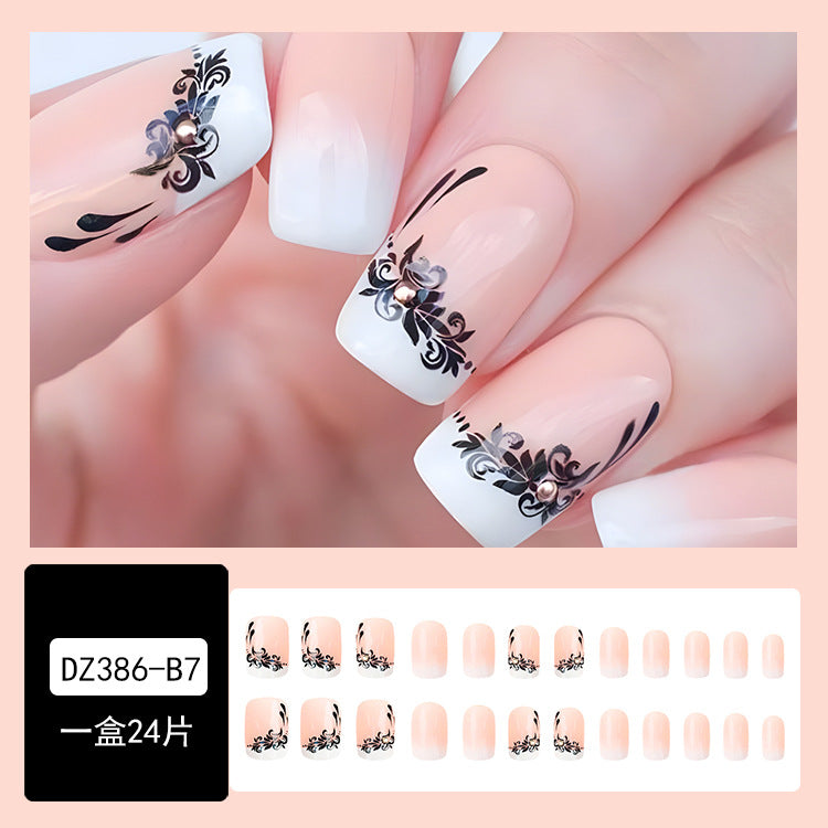 White-edged French wear nail plate