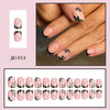 Black Daisy Flower Nail Slices