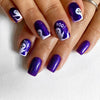 Starry sky deep purple flash halloween
