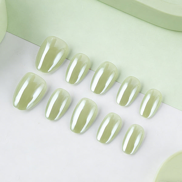 Lime Green Plated 32 Pcs