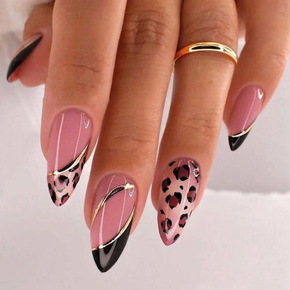 Leopard nail plate