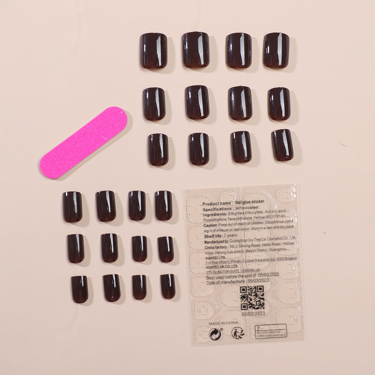 Solid color nail enhancement patches