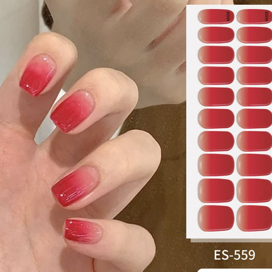 Semicured UV gel nail sticker kit ES-559