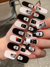 Halloween new nail wraps full stickers