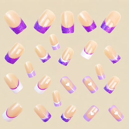 24pcs/Set Press On Nails