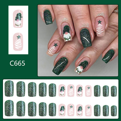 Press on nail C665