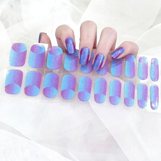 Semicured UV gel nail sticker kit UVG60030