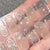 Semicured UV gel nail sticker kit NJ049 Starry Tears