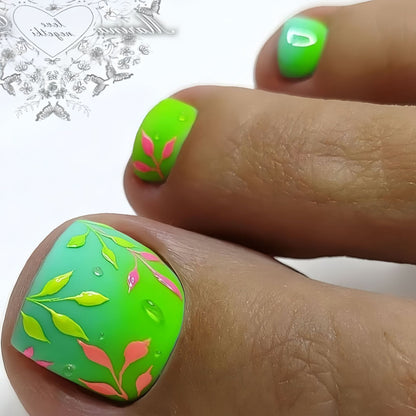 Pedicure fake nail Y759