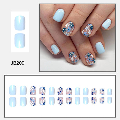 15 Sizes-30 Pcs Acrylic Press On Nails JB209