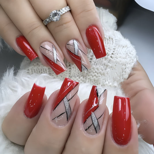 24pcs/Set Press On Nails