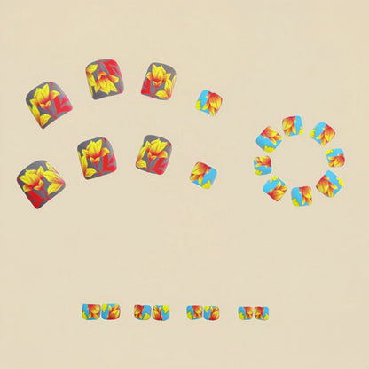Pedicure fake nail Y603