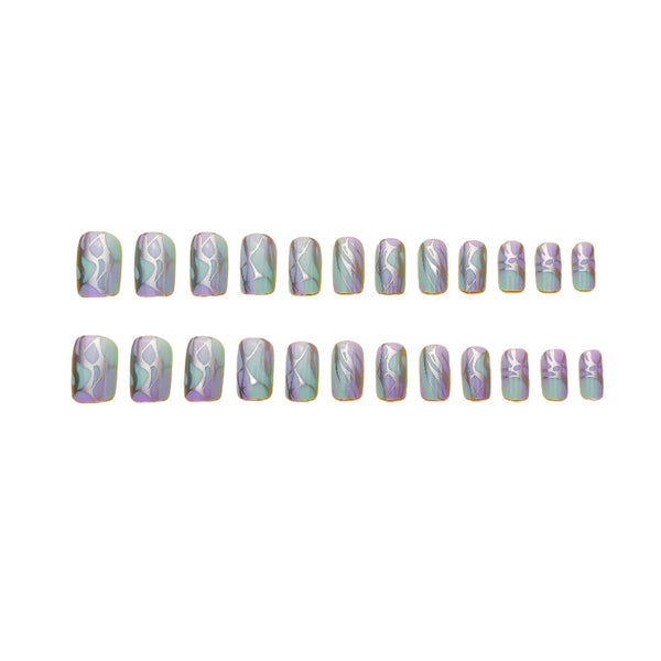 24pcs/Set Press On Nails