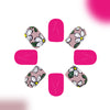 12 Sizes-24 Pcs Press On Nails C823