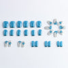 Cat's eye blue 30pcs