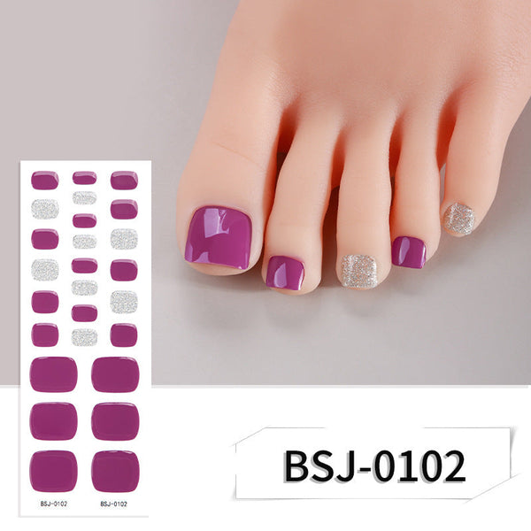 Bandes de vernis gel pour pédicure BSJ-0102