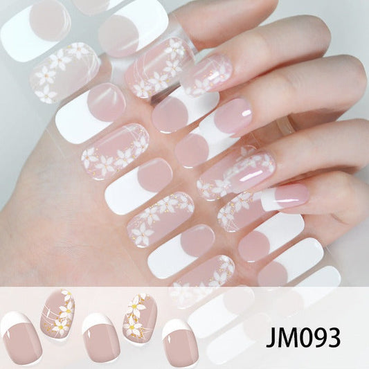 Semi-Cured Gel Nail sticker kit JM093