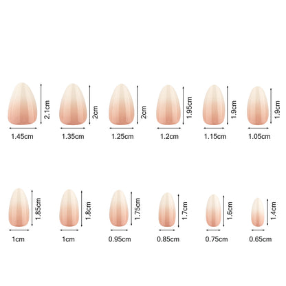 240 pieces of boxed ballet square fake nails