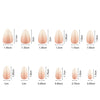 240 pieces of boxed ballet square fake nails