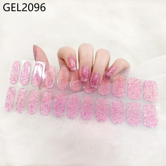 Semicured UV gel nail sticker kit GEL2096