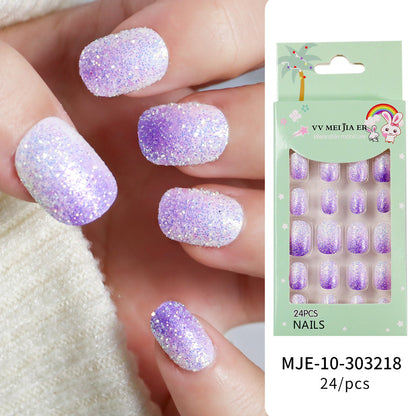 Mini Press On Nails For Kids 24 Pcs KPN1-36