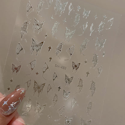 Liquid Butterfly Nail Sticker