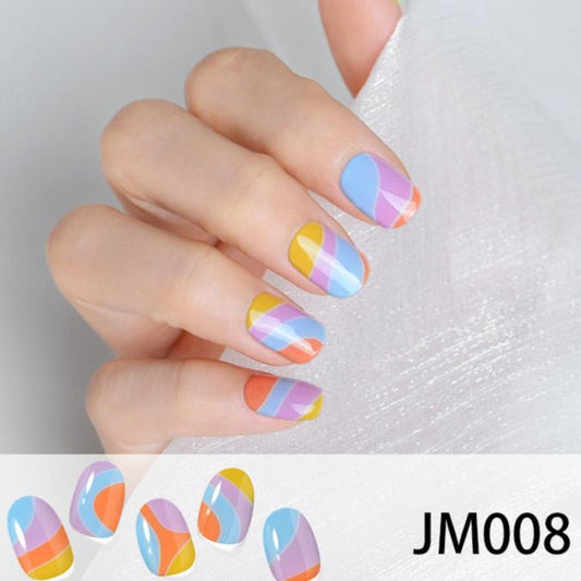 Semi-cured Gel Nail Strips JM008