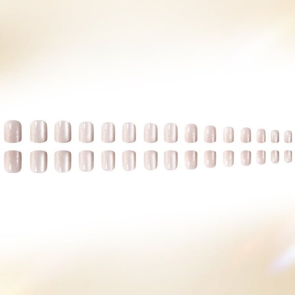 White Moonlight Cat's Eye 30 Pcs