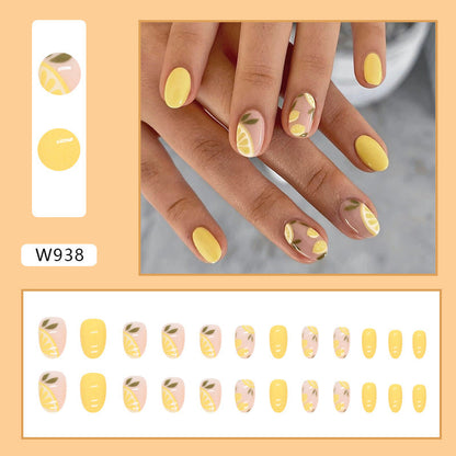 24Pcs press on nail W938