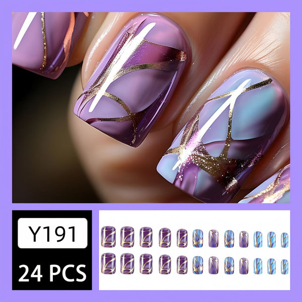 24pcs/Set Press On Nails