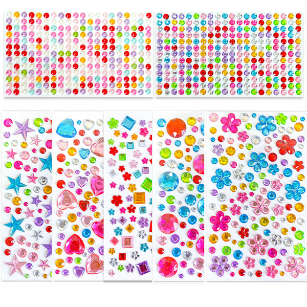 DIY Decorative Sticker Acrylic Shiny Crystal Diamond Sticker