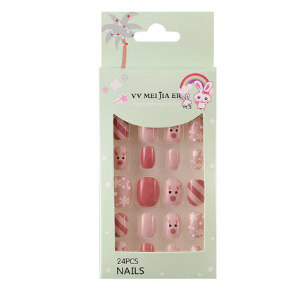 Mini Press On Nails For Kids 24 Pcs KPN6-008