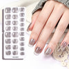 26 finger solid color cat eye no-bake manicure sticker