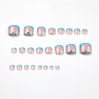 Press On Toe nails Set 24pcs/set JP1626