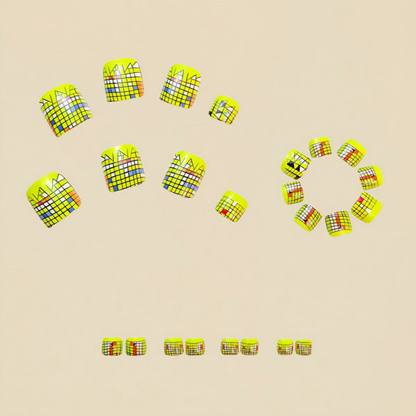 Pedicure fake nail Y594