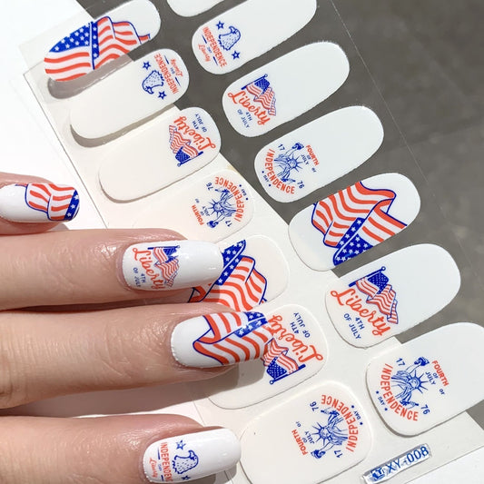 Independence day nail wrapsXY-008