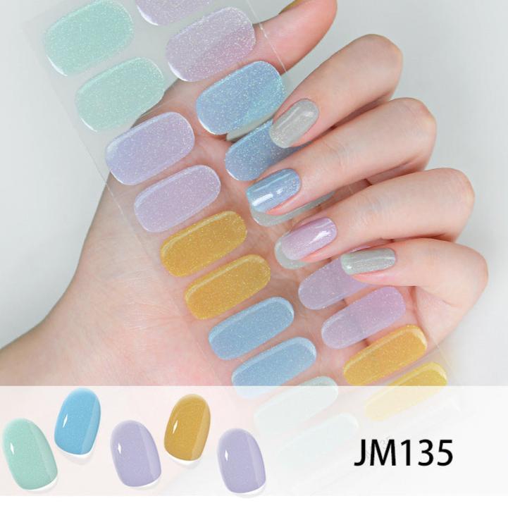 Semi-cured Gel Nail Strips JM135