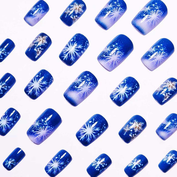 12 Sizes-24 Pcs Press On Nails w-294