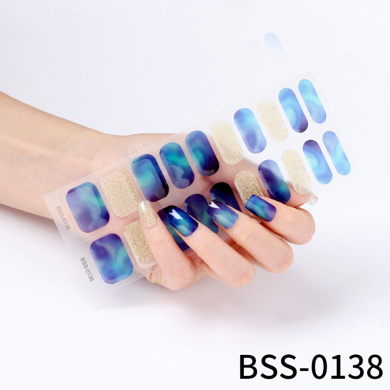 Semi-cured Gel Nail WrapsBSS—0138