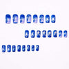 12 Sizes-24 Pcs Press On Nails w-294
