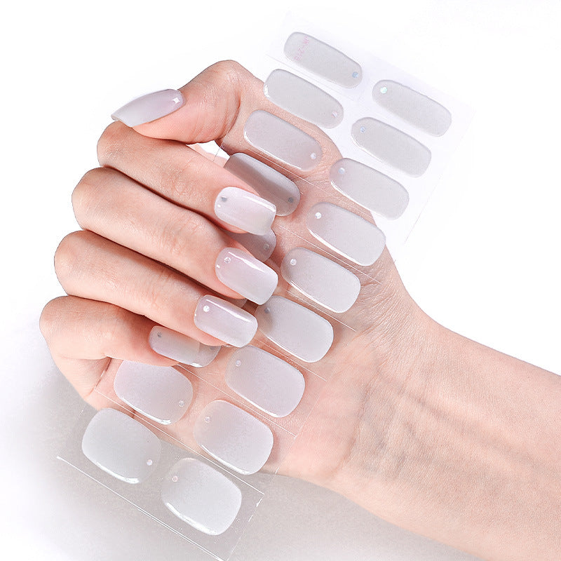 Semicured UV gel nail sticker kit JK215