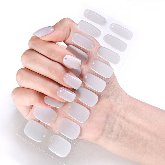 Semicured UV gel nail sticker kit JK215