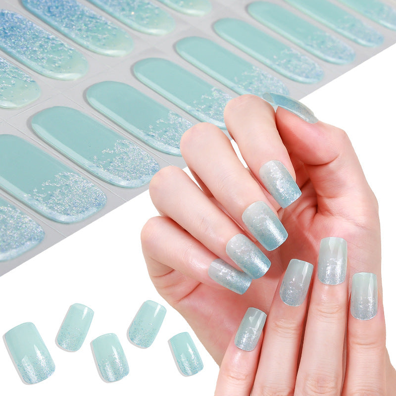 Semicured UV gel nail sticker kit NC240333