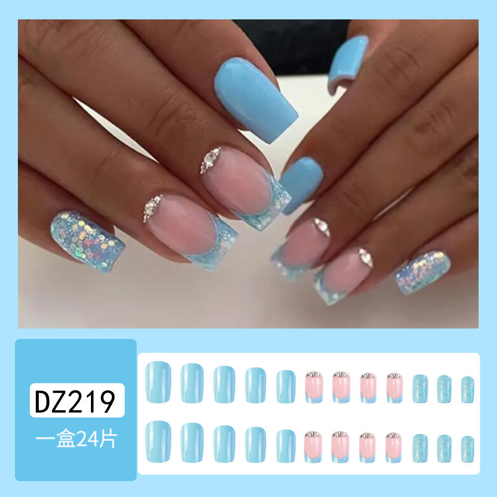 White-edged French wear nail plate