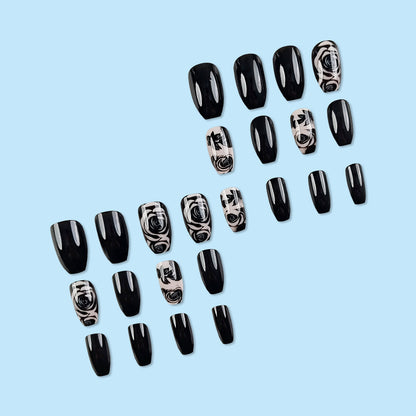 24pcs/Set Press On Nails DY1390-B7