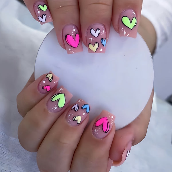 24pcs/Set Press On Nails