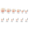 240 pieces of boxed ballet square fake nails