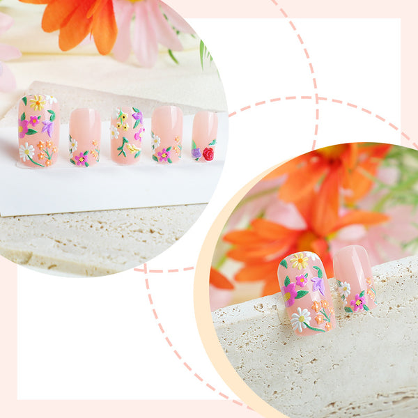 24pcs/Set Press On Nails
