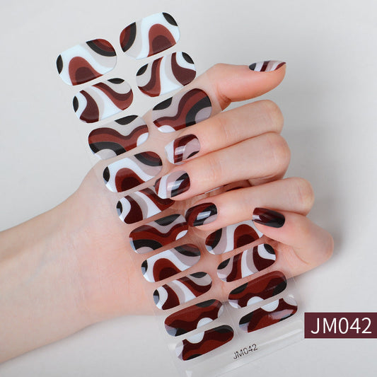 Semi-cured gel nail patchJM042