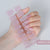 Semicured UV gel nail sticker kit JM0421B